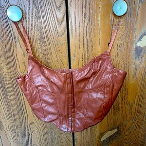 Coffee Brown Crop Top ✨